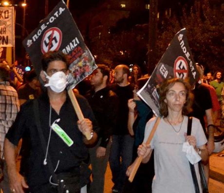 Issue Protests force Greek government to turn on fascist Golden Dawn
