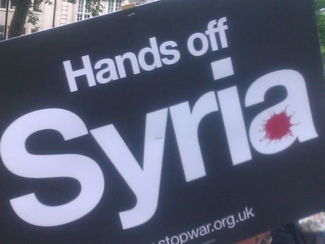 Issue Stop Western intervention in Syria