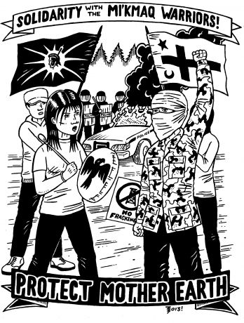 Issue Solidarity with Mi’kmaq warriors