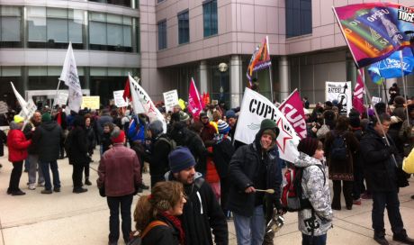 Issue "Raise the Rates" campaign targets Liberal convention