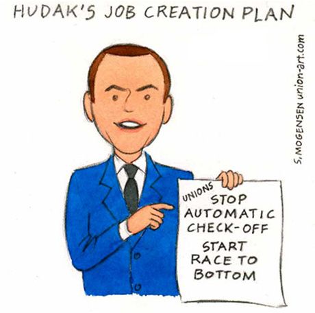 Issue Organizing against Hudak's attack