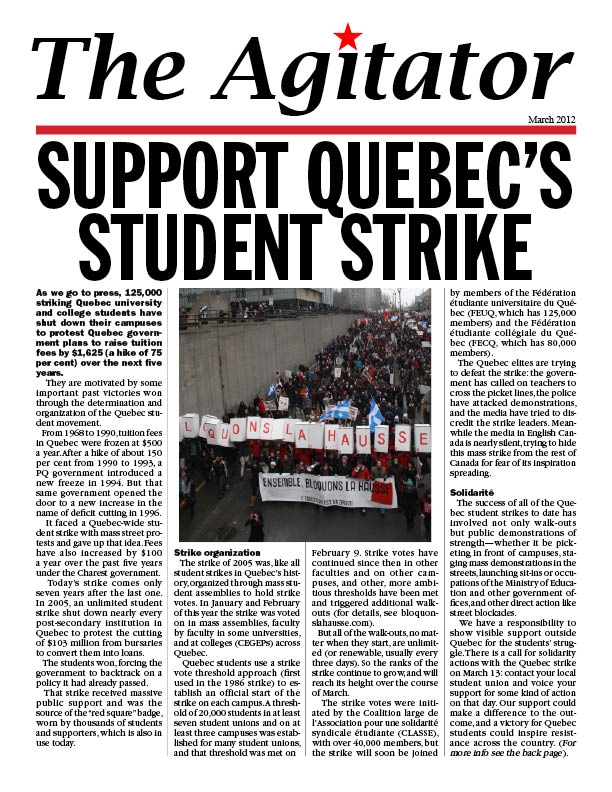 Issue Agitator March 2012