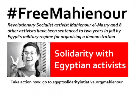 Issue Solidarity against repression in Egypt