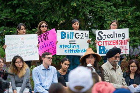 Issue Bill C-24: Harper’s latest anti-immigrant attack