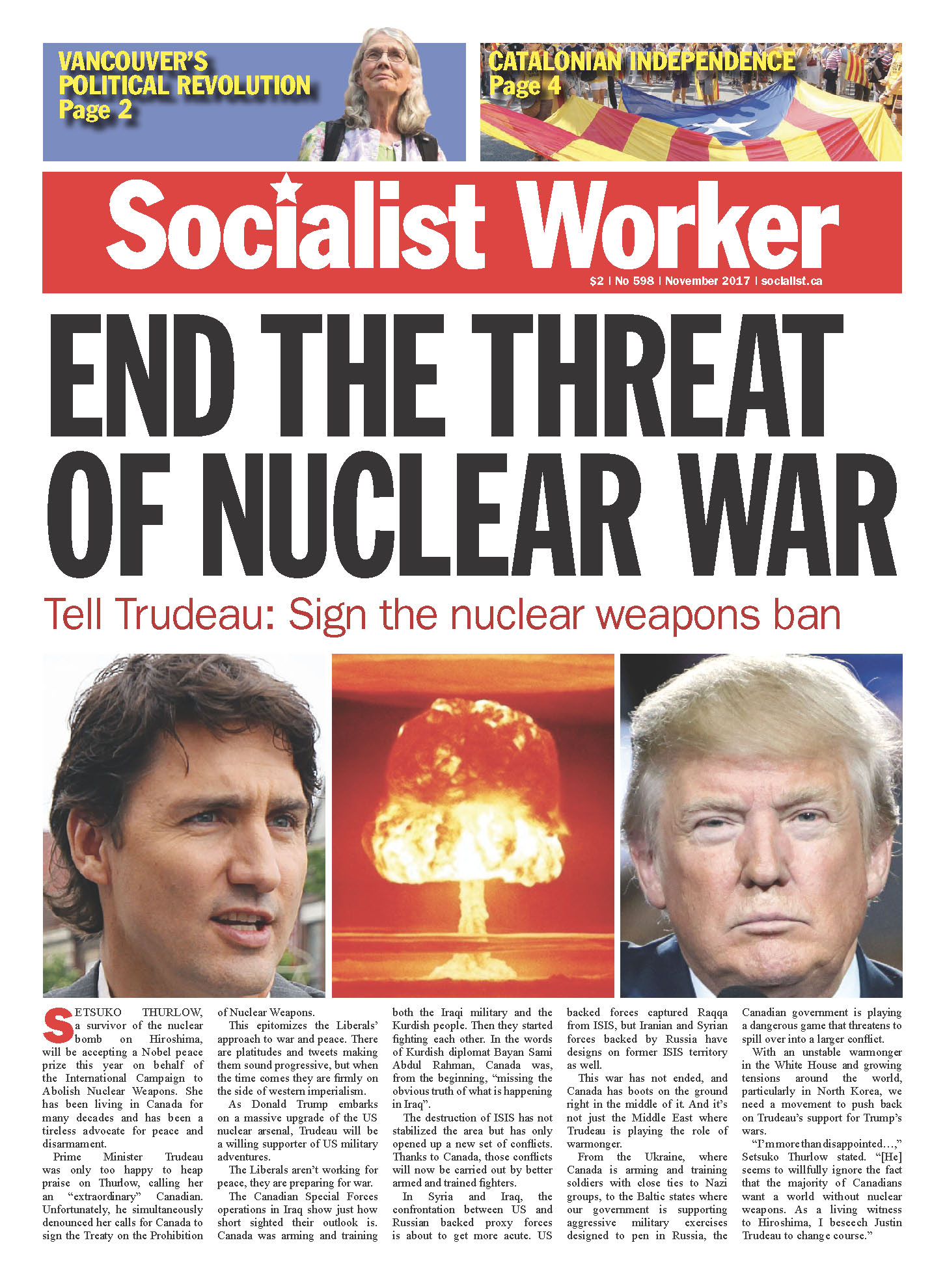 Issue Socialist Worker November 2017