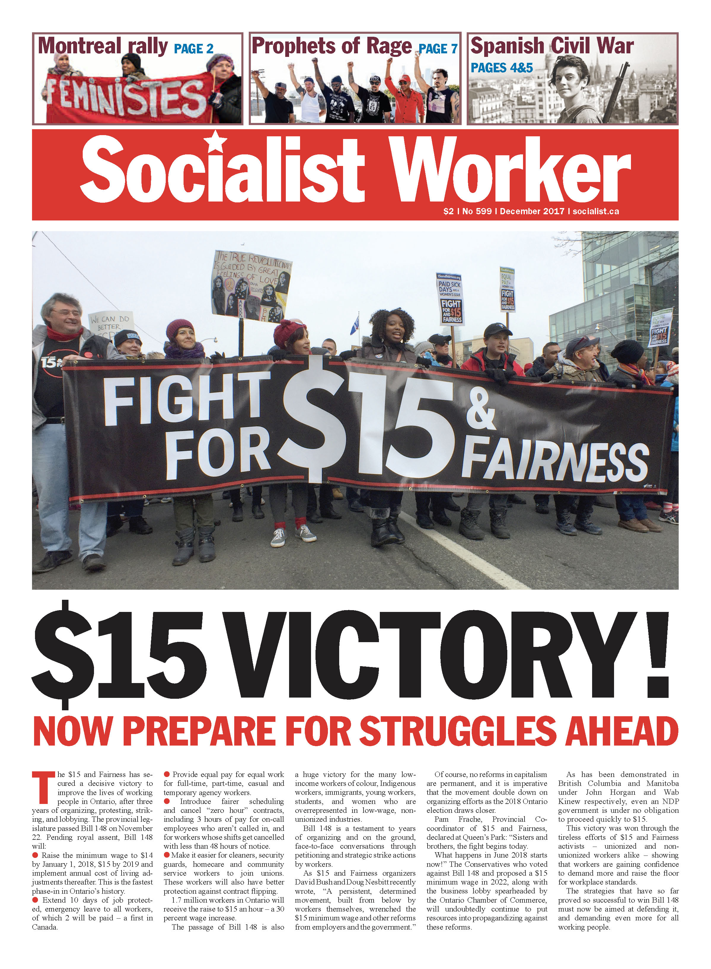 Issue Socialist Worker December 2017