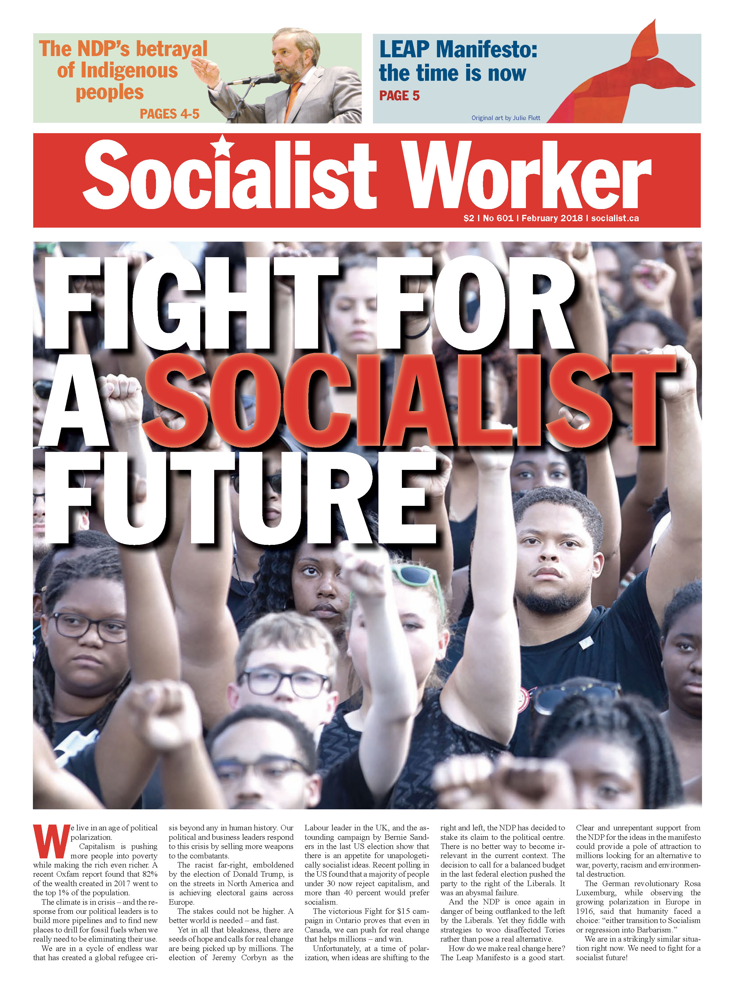 Issue Socialist Worker February 2018