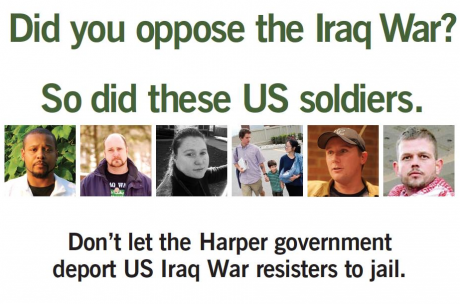 Issue War resisters: Let Them Stay Week Jan 25-31