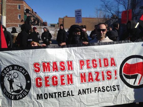 Issue Anti-fascists trounce PEGIDA in Montreal