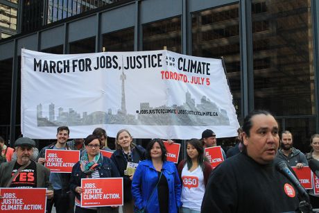 Issue Justice, jobs and climate rally launch