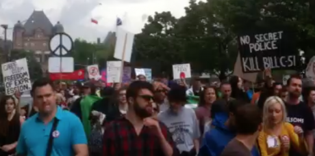 Issue Toronto marches against Bill C-51