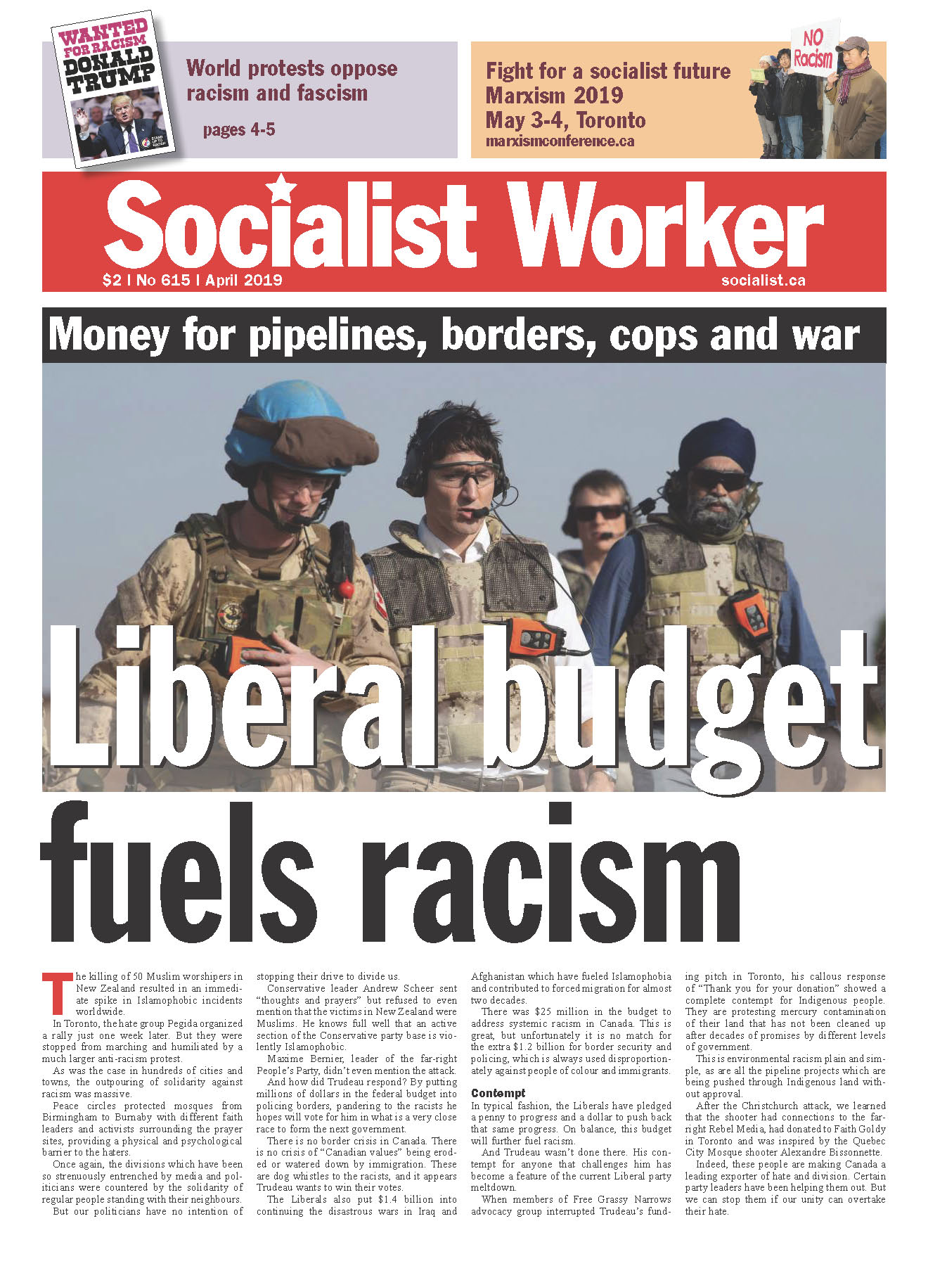 Issue Socialist Worker April 2019