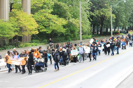 Issue Toronto Disability Pride calls for ‘ramps, not bombs!’