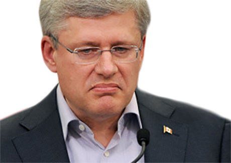 Issue Stephen Harper's election dung heap