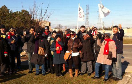 Issue CUPE 3903 Day of Solidarity with UNITE local 75