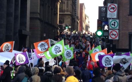 Issue Quebec general strike: “The most important strike since 1972”