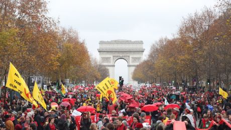 Issue Report back from Paris climate protests