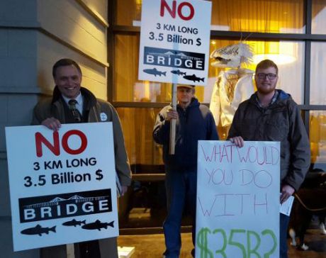 Issue Oppose the BC Liberals’ Massey megabridge 