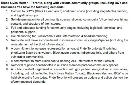 Issue Black Lives Matter-Toronto is right