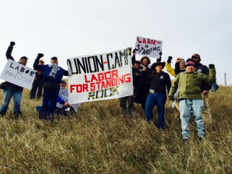 Issue Labour and Standing Rock solidarity