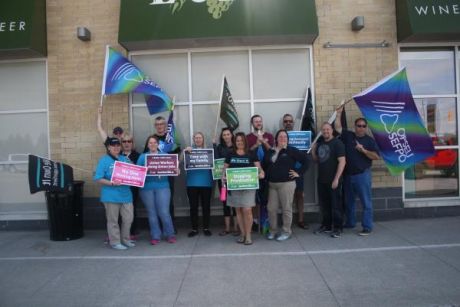 Issue LCBO workers prepare for a strike
