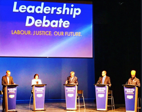 Issue NDP leadership debate: movements are pushing candidates left