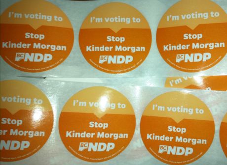 Issue BC NDP wavers on Kinder Morgan pipeline
