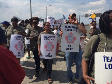 Issue Teamsters Local 419: On strike for AT LEAST $15 and Fairness