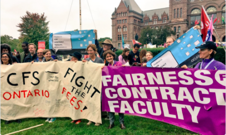 Issue Ontario college faculty: organizing and bargaining hard