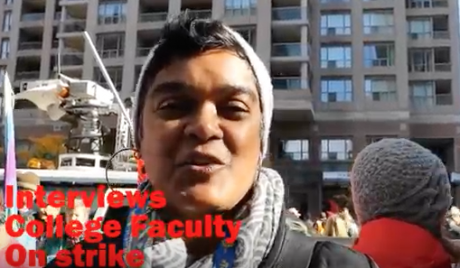 Issue Video interviews: Ontario college faculty on strike