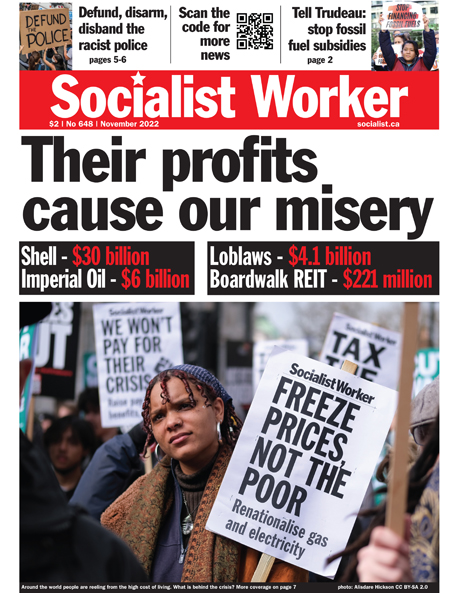 Issue Socialist Worker Nov 2022