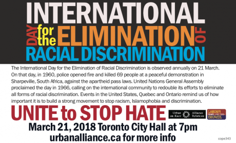 Issue Unite to stop hate