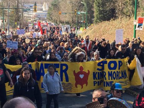 Issue Indigenous-led protests will stop the Kinder Morgan pipeline expansion
