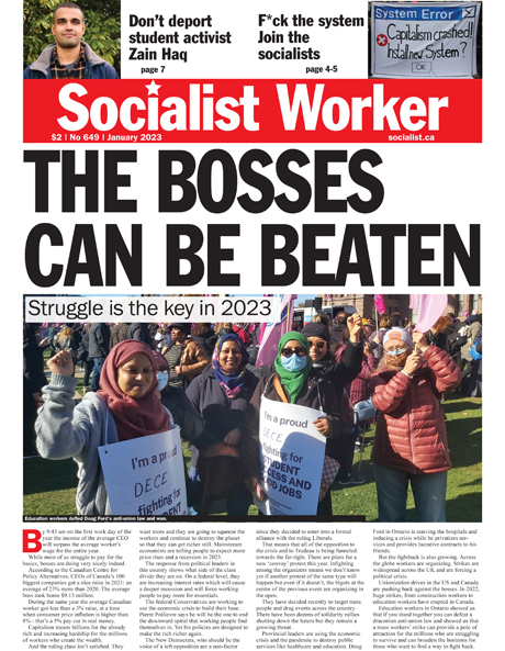 Issue Socialist Worker January 2023