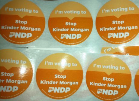 Issue BC NDP retreats from opposing Kinder Morgan