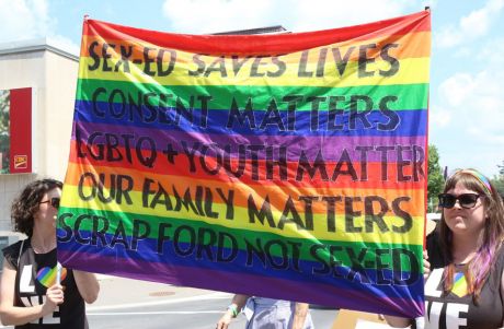 Issue Scrap Ford, not sex ed