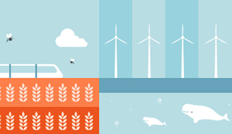 Issue Québec solidaire campaigns for a “transition énergétique”