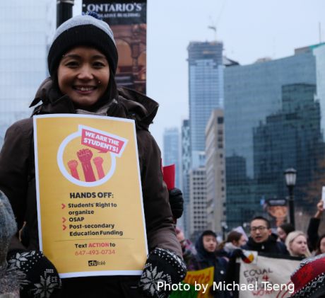 Issue Angry students protest Ford's latest cuts