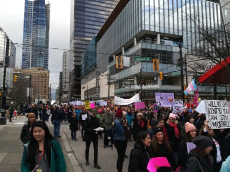 Issue Resist, Persist!: Third Annual Women’s March On Vancouver