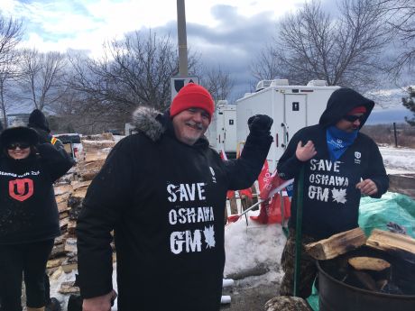 Issue Barricades are up at GM headquarters: Statement from the Durham Region Labour Council