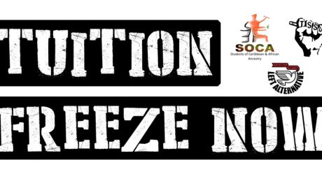 Issue Tuition Freeze Now! – the campaign against tuition hikes at Simon Fraser University