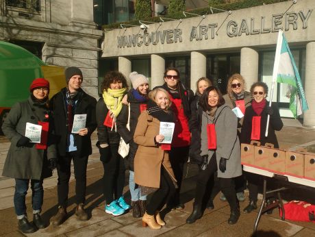 Issue Solidarity with Vancouver Art Gallery workers!