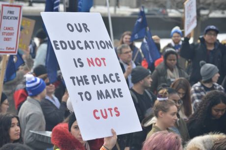 Issue Students rise up against Ford cuts