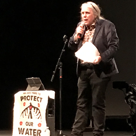 Issue "They can’t pollute our spirits the way they pollute our rivers”