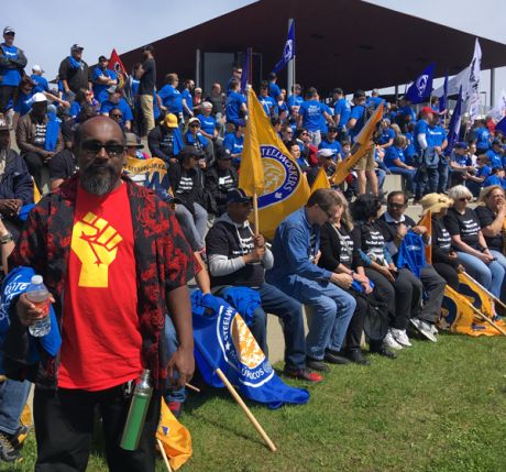 Issue Solidarity march with locked-out Quebec workers