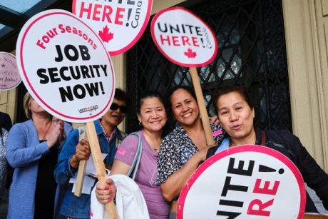 Issue Solidarity with Vancouver hospitality workers