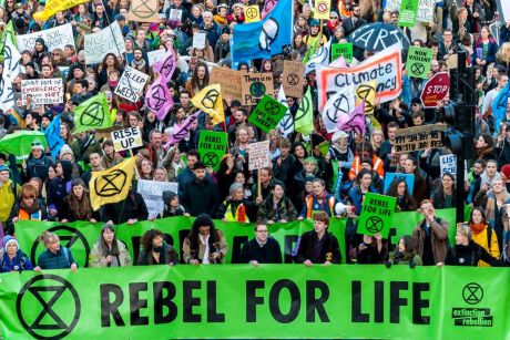 Issue Extinction Rebellion activist speaks: troublemakers can change the world