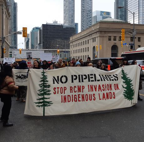 Issue No Pipelines: Solidarity with Wet’suwet’en nation