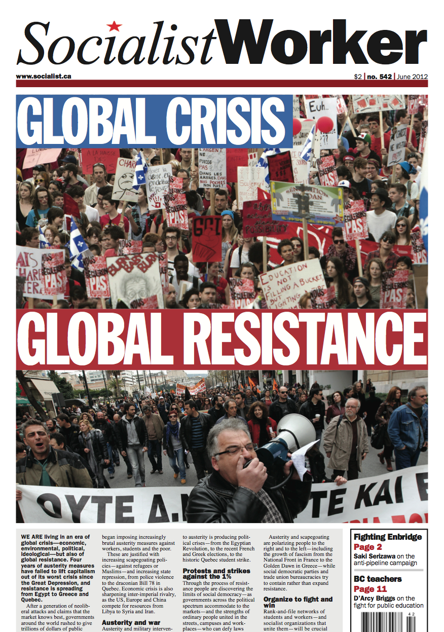 Issue Global crisis, global resistance