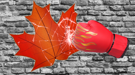 Issue Left JAB at Canada